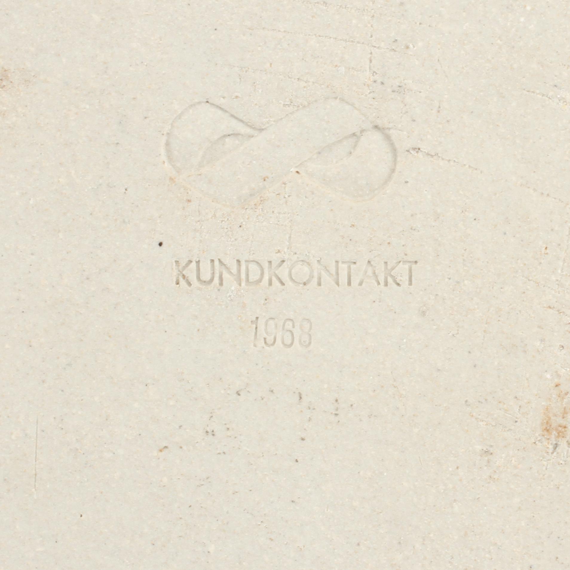 VÄGGRELIEF, stengods, Stig Lindberg, Gustavsberg, signerad i godset, 1900-tal.