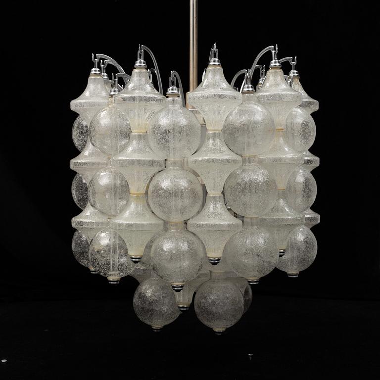 A 'Tulipan' chandelier from J.T. Kalmar, Austria, 1960's/70's.
