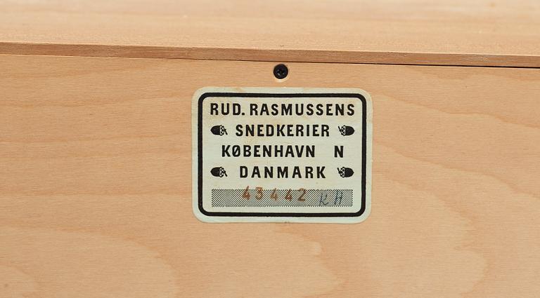 Two Mogens Koch birch cabinets, Rud Rasmussen, Denmark.