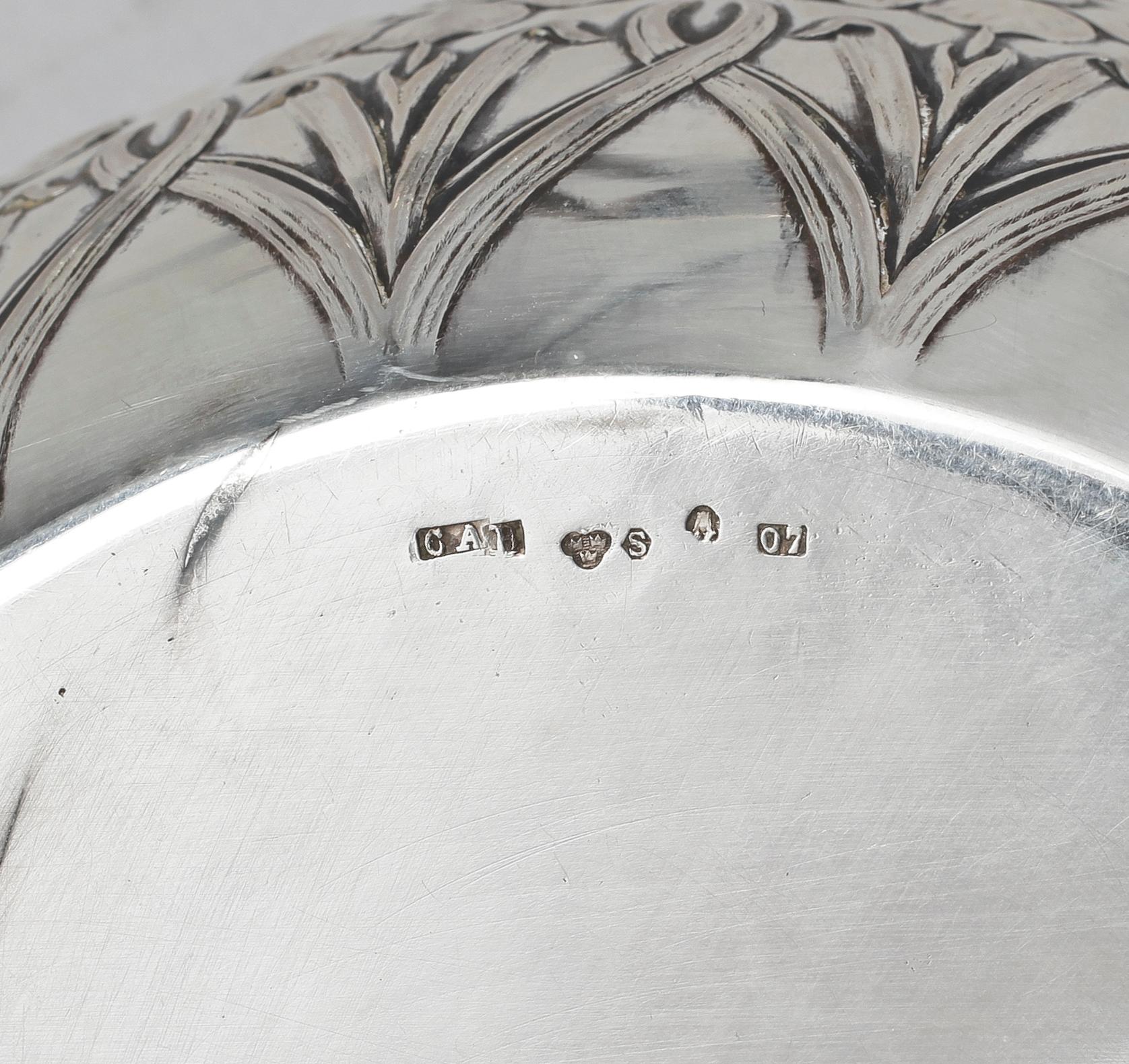 SKÅLAR, 5 st, silver, bl a GAB, 1900-tal. Totalvikt 781 g.