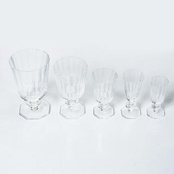 Elis Bergh, glasservis, "Karlberg", Kosta Boda, 1900-tal,  77 delar.