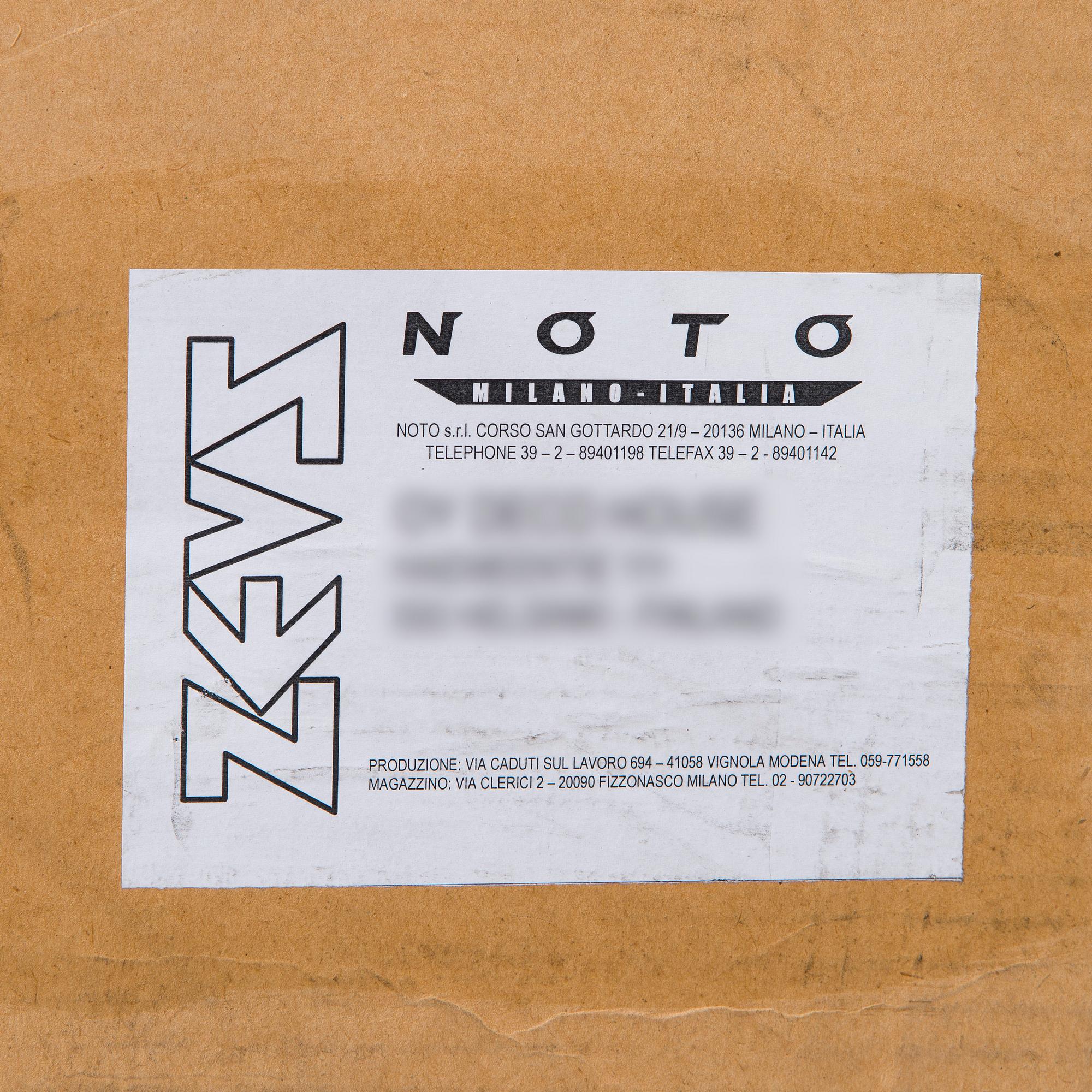 Maurizio Peregalli, golvlampa, "Starcube" för Zeus Noto. Formgiven 1998.