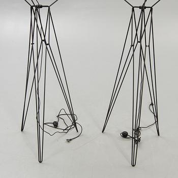 Floor lamp, 2 pcs, 2000s, Frandsen Lightning Denmark.