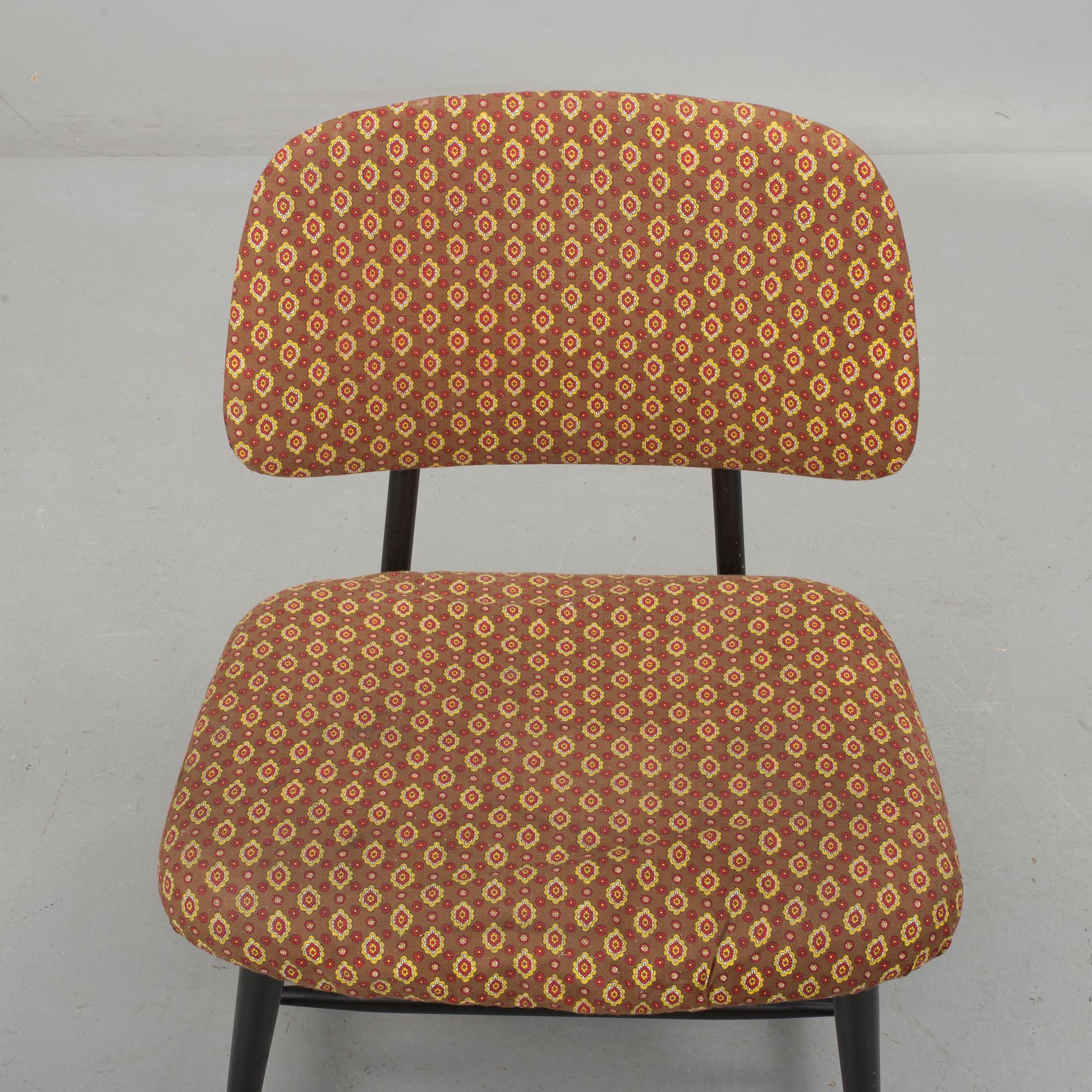FÅTÖLJ, "Te-ve", Alf Svensson, Ljungs Industrier, 1950-/60-tal.
