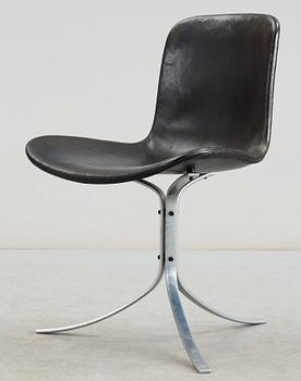 POUL KJAERHOLM, stol. "PK-9", E Kold Christensen, Danmark.