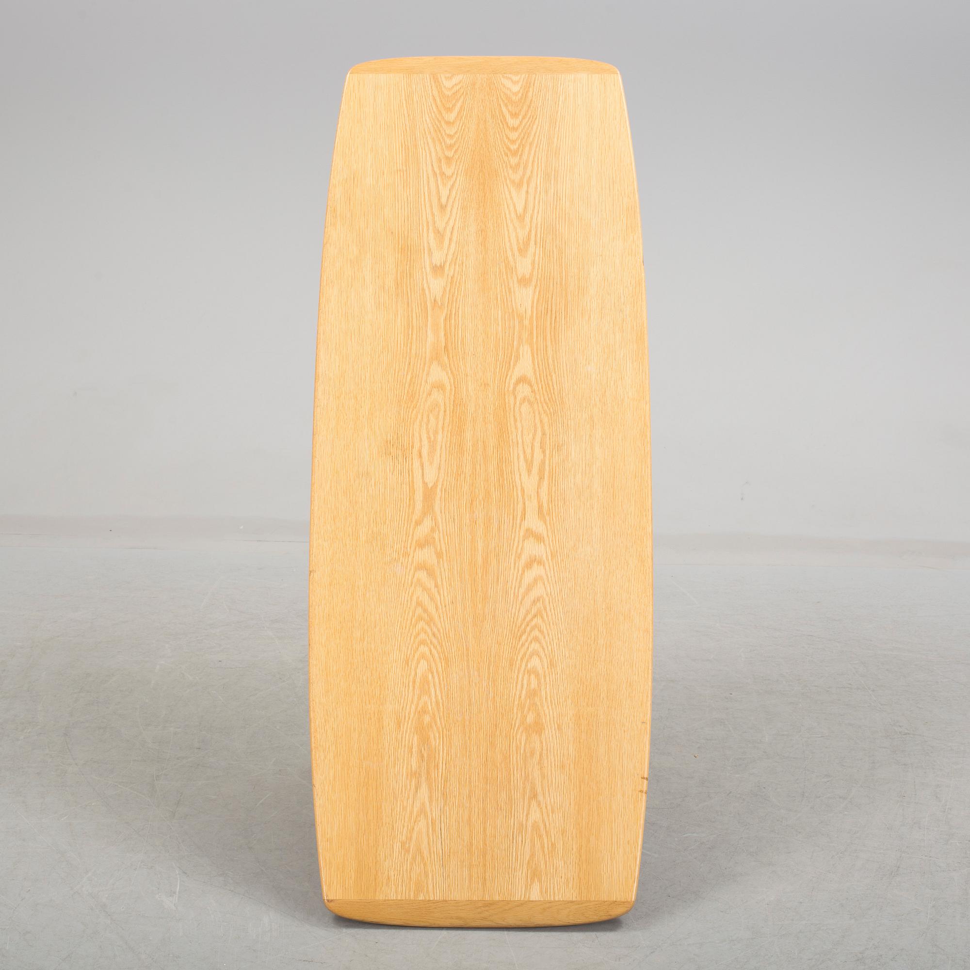 a Svante Skogh oak coffee table from Seffle Möbelfabrik, mid 20th century.