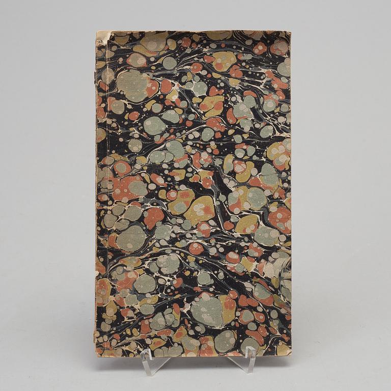 BOK, Herman A. Falk, Sällsynt jaktbok, Stockholm, 1819.