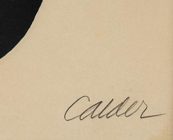 Alexander Calder, färglitografi, signerad och numrerad 7/90.