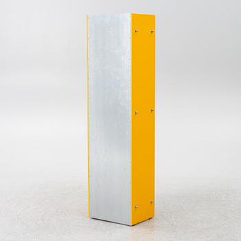 Unidentified designer, newspaper rack, contemporary.