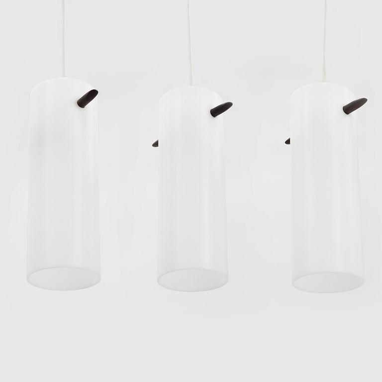 Uno & Östen Kristiansson, taklampor 3 st., Luxus, Vittsjö, 1960-70-tal.
