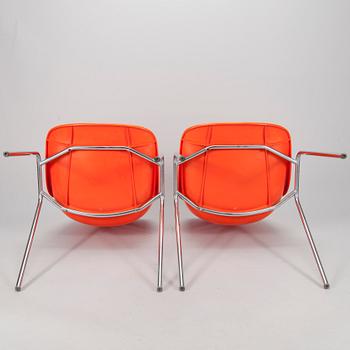 STOLAR, 4 st, "Polaris" design Eero Aarnio, Asko. Modellen formgiven 1966.