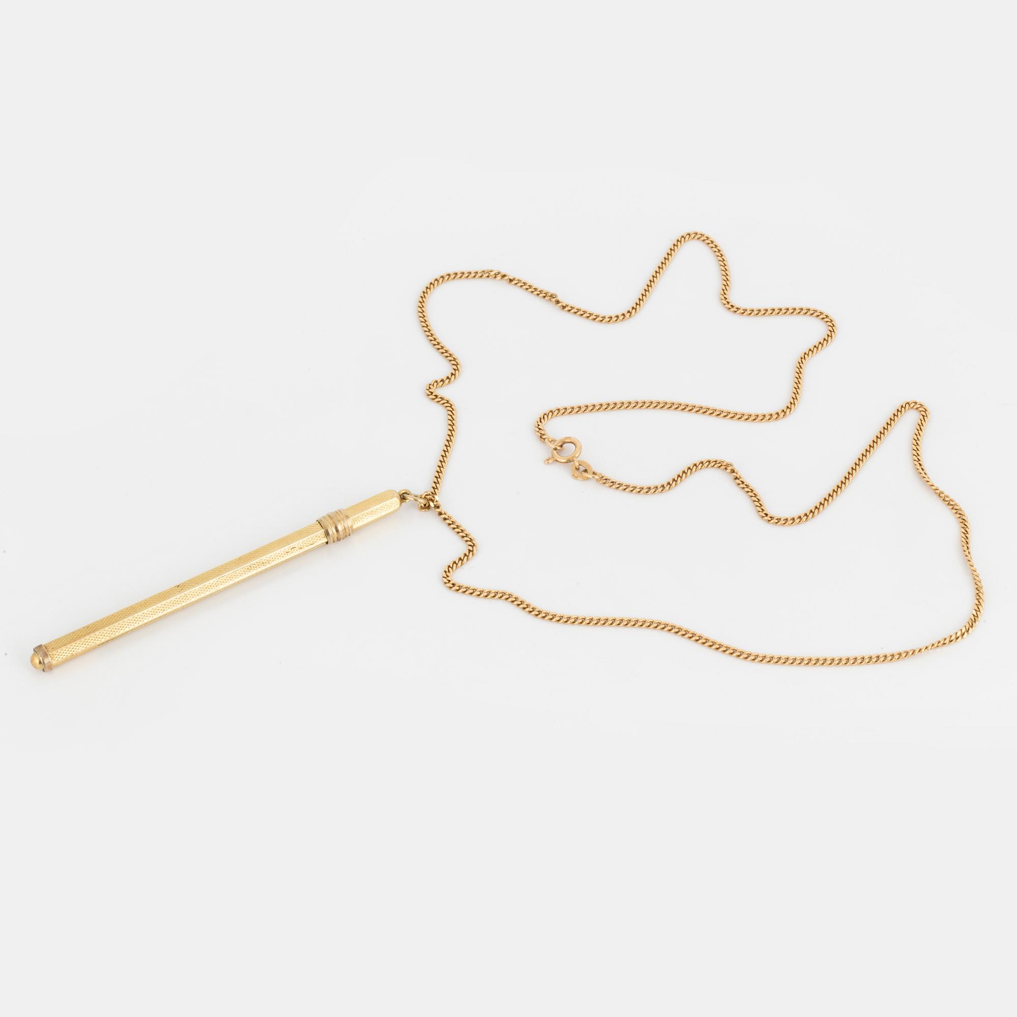 CHAMPAGNE WISK, with chain 18K gold.