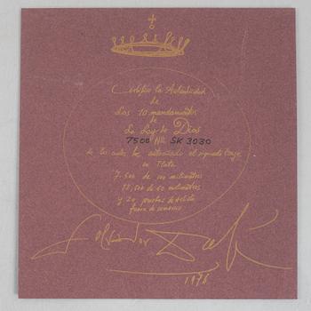 Salvador Dalí, " The Ten Commandments".