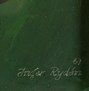 INGER RYDÉN, gouache, signerad och daterad -67.