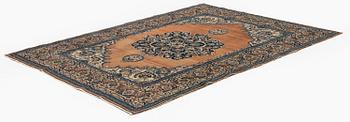 An antique 'Haj Jalili' Tabriz carpet, Northwest Persia, c. 185 x 141 cm.