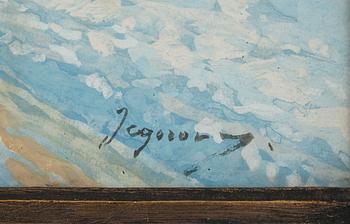 ANDREI AFANASEVICH JEGOROV, gouache, sign.