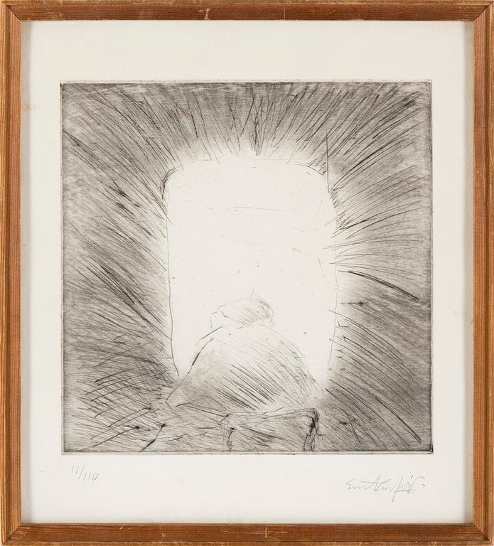 EVERT LUNDQUIST, etching, signed and numbered 11/110.