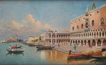 Enrico Fossati, the Doge's Palace Venice.