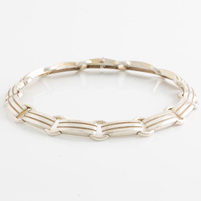 Tiffany & Co, Collier, Atlas Ribbes, silver, 1995,