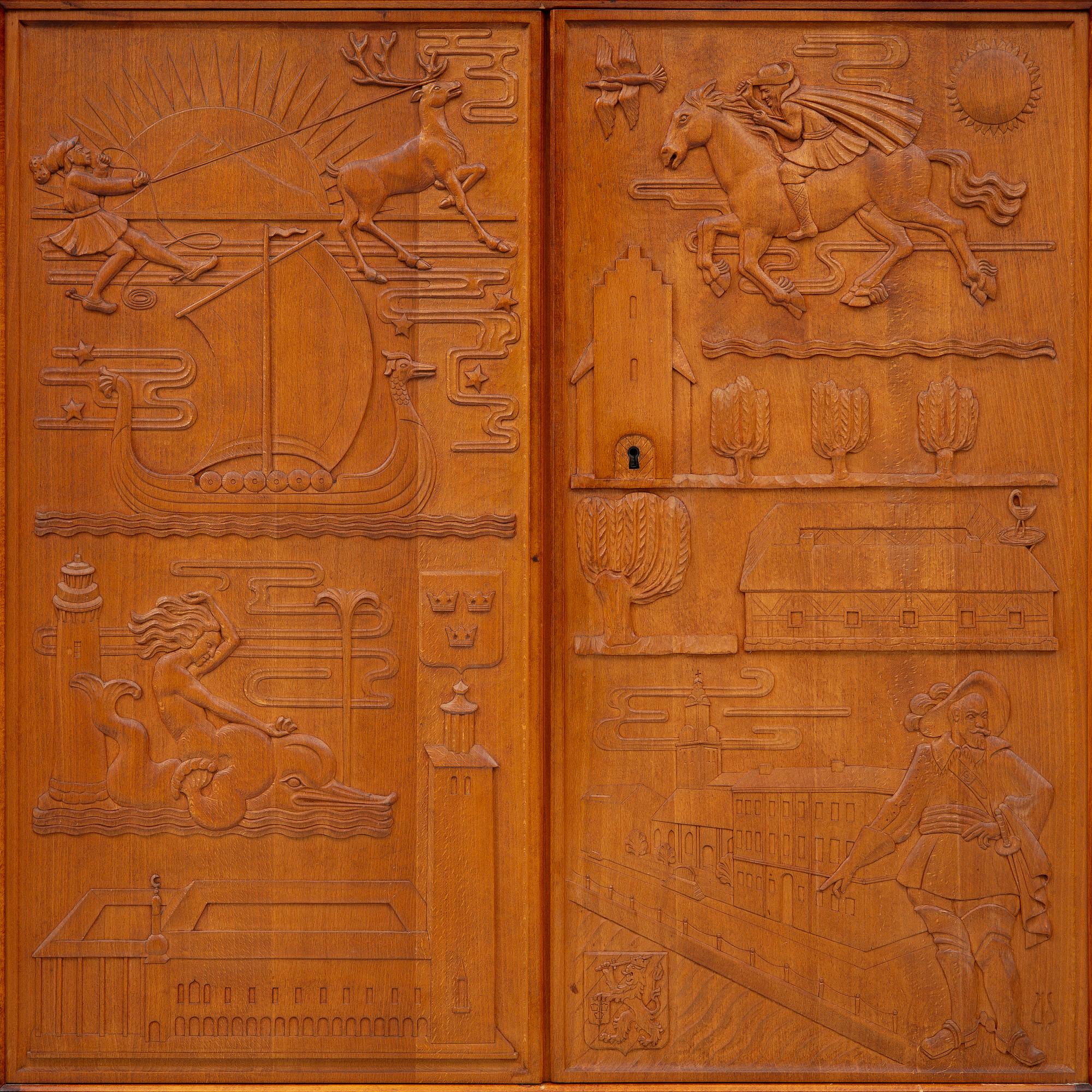 Ulla Fogelklou-Skogh, barskåp, Bodafors, 1900-talets första hälft.