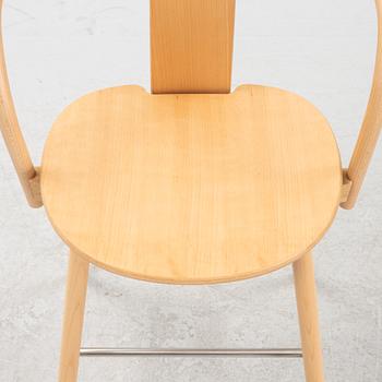 A beech 'Icha Bar Chair' by Chris Martin for Massproductions.