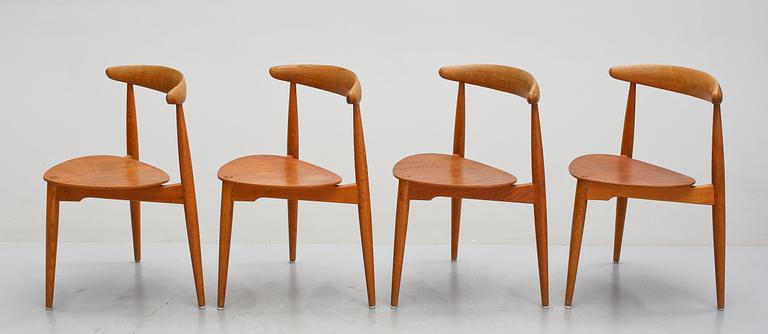 STOLAR, 4 st, FH 4103, Hans J Wegner, modell formgiven 1952.