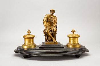 BLÄCKSTÄLL, Susse Frères éditeurs Paris, omkring 1900, signerad.