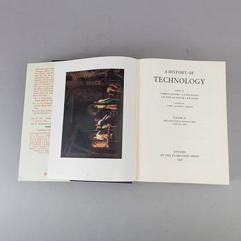 5 books "A history of technology" volume I-V.
