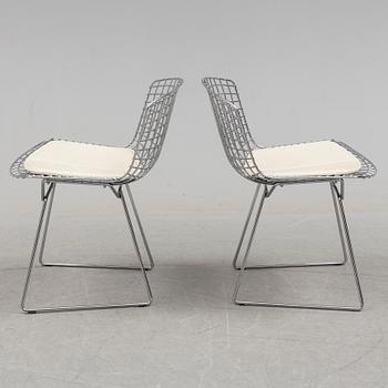 A pair of 'Side chair' chairs by Harry Bertoia for Knoll.