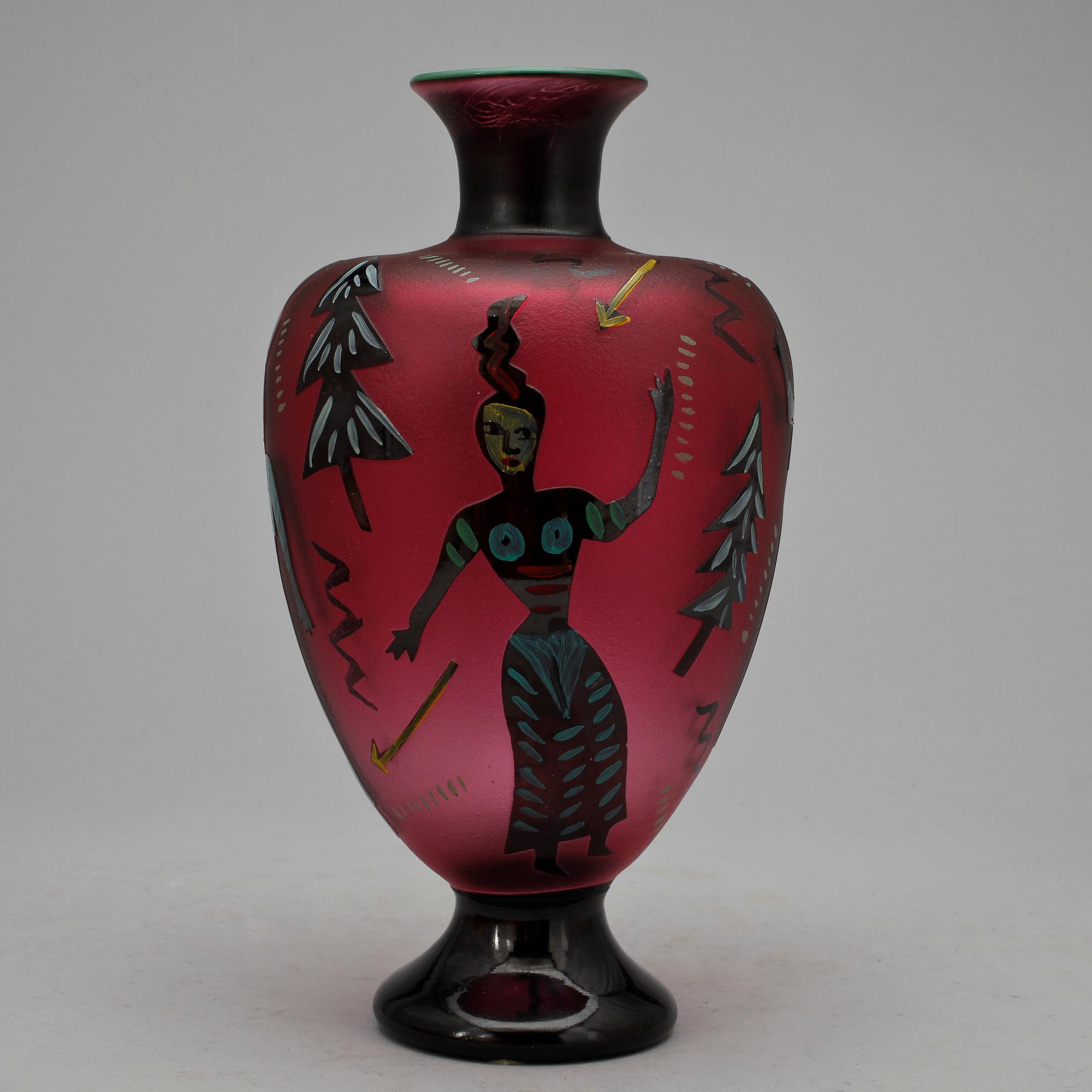 VAS, glas, Ulrica Hydman-Vallien, Kosta Boda.