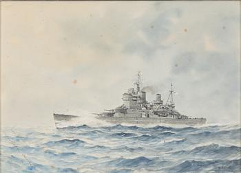 Eric Erskine Cambell Tufnell, Eric Erskine Campbell Tufnell, H M battleship "King George V".