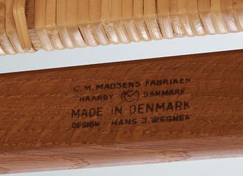 STOLAR, ett par, "W 2", Hans J. Wegner, C M Madsens Fabriker, Danmark.