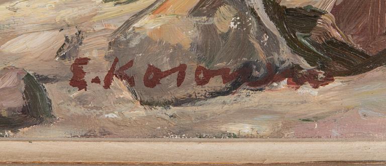Erkki Kosonen, oil on canvas, signed.