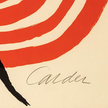 Alexander Calder, lithograph in colours, numbered 19/75.