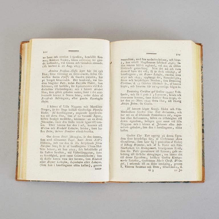 JOHAN ELERS, 4 vol, STOCKHOLM 1-4, Stockholm, H. Nordström junior, 1800-01.