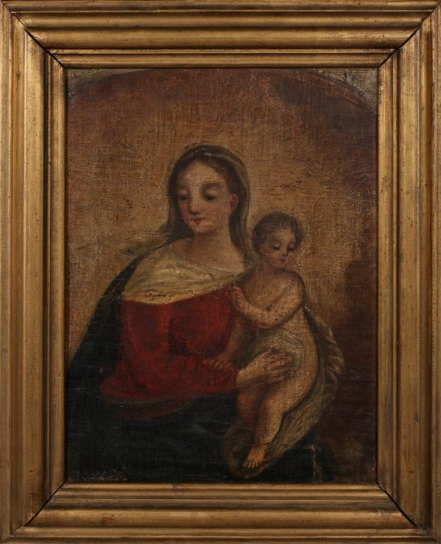 OKÄND KONSTNÄR, olja på duk, 1700-tal.