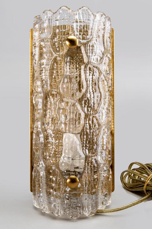 Carl Fagerlund, , vägglampor 2 st Orrefors 1900-talets andra hälft.