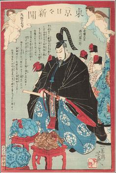 Utagawa Yoshiiku, Samuraj.