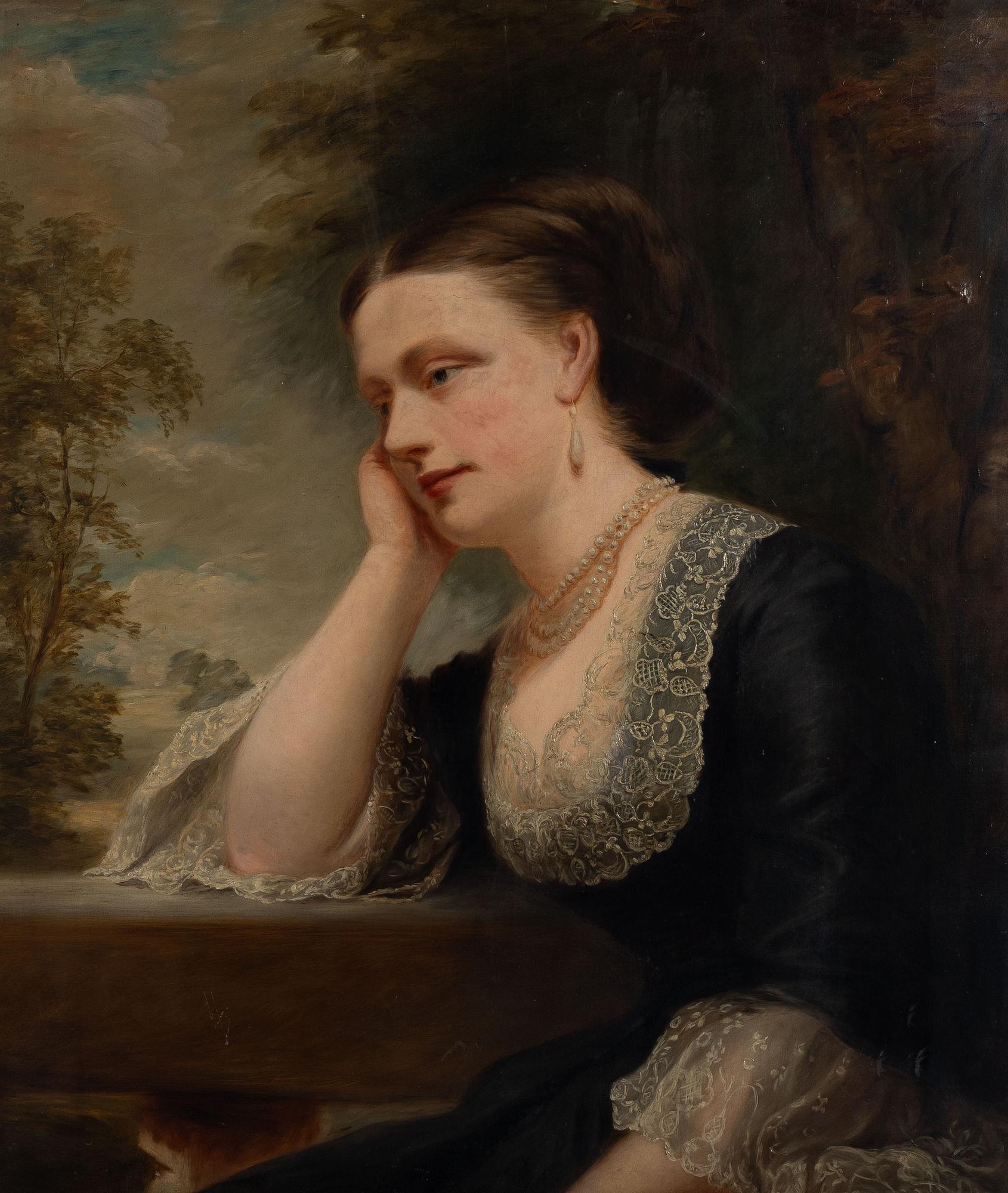 Frederick Percy Graves, tillskriven, Damporträtt.