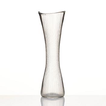 Tapio Wirkkala, a glass vase, model 3509, Iittala, Finland.