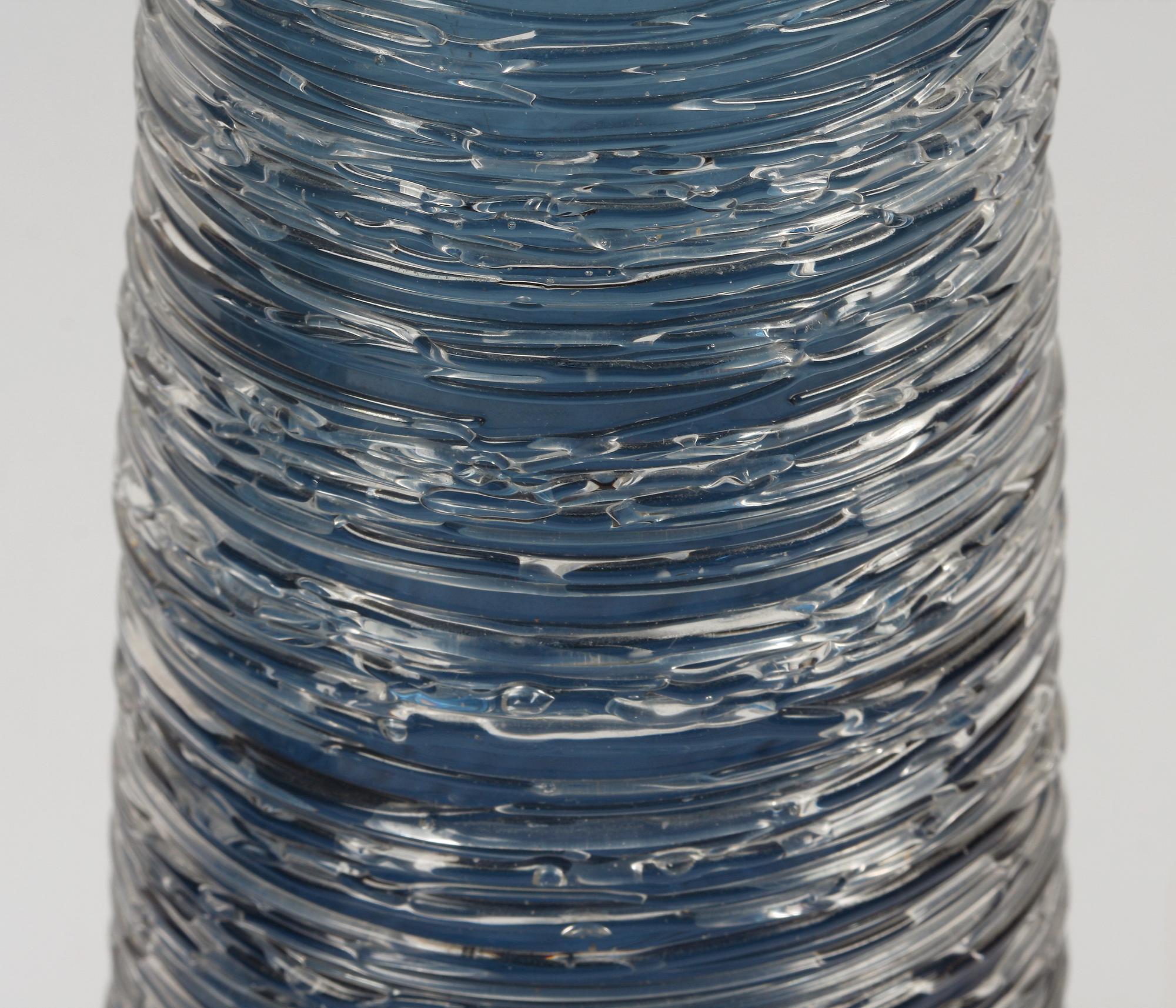 VASER, ett par. Glas. Bengt Edenfalk, Skruf. Sign.