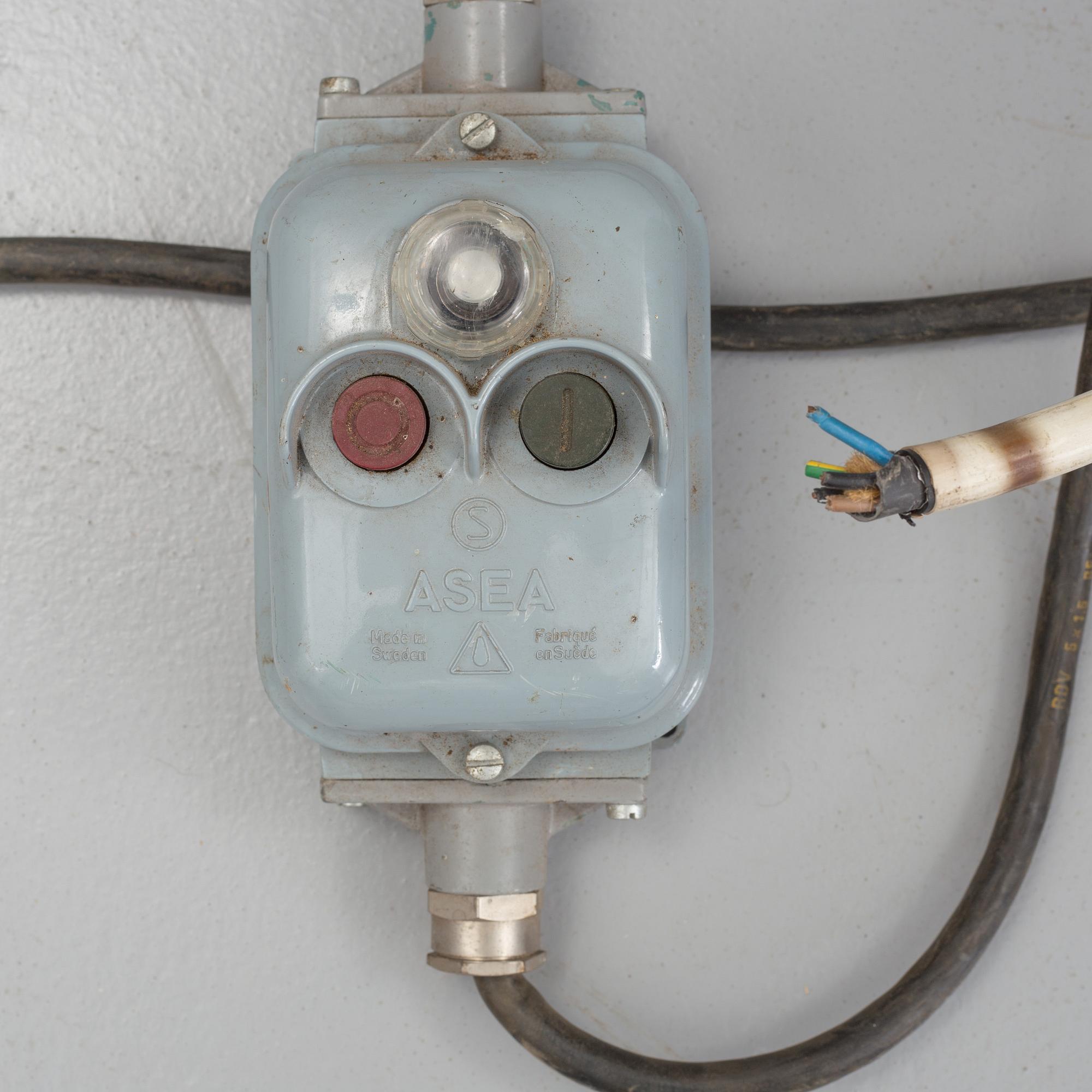 INDUSTRIFLÄKT, ASEA, 1900-talets andra hälft.