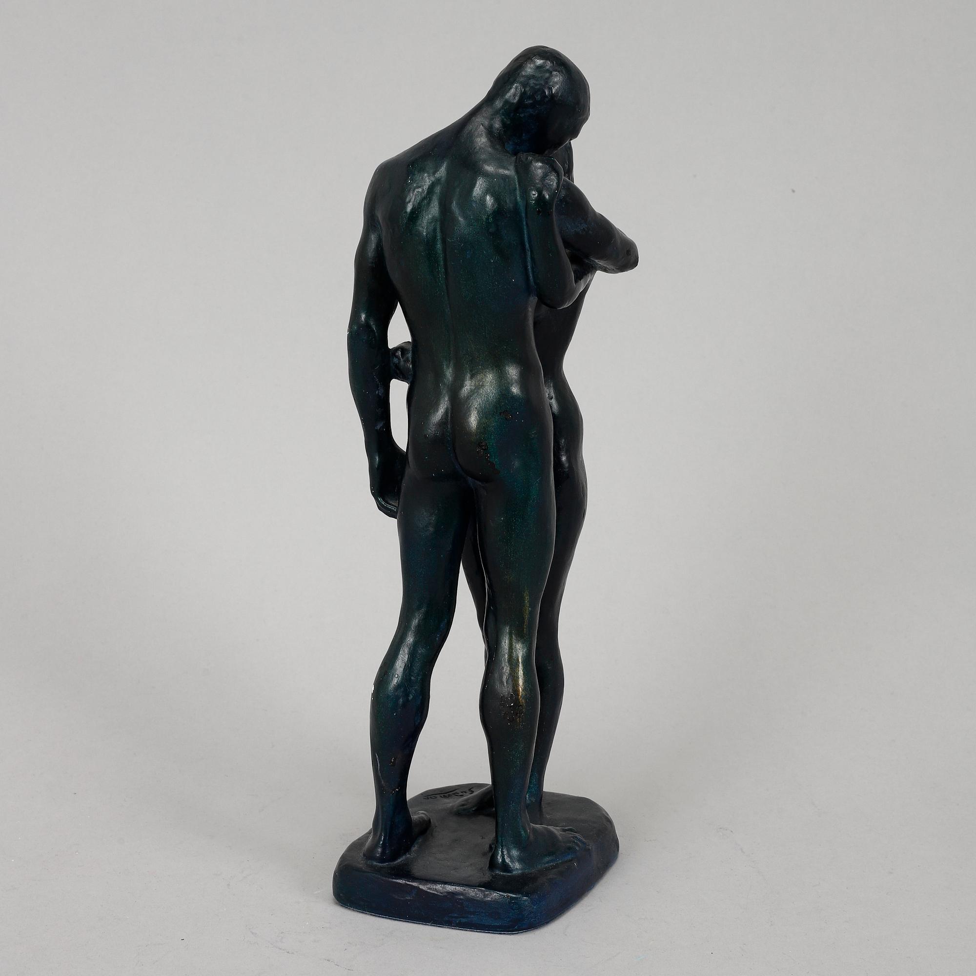 Gudmar Olovson, sculpture, plaster, signed.