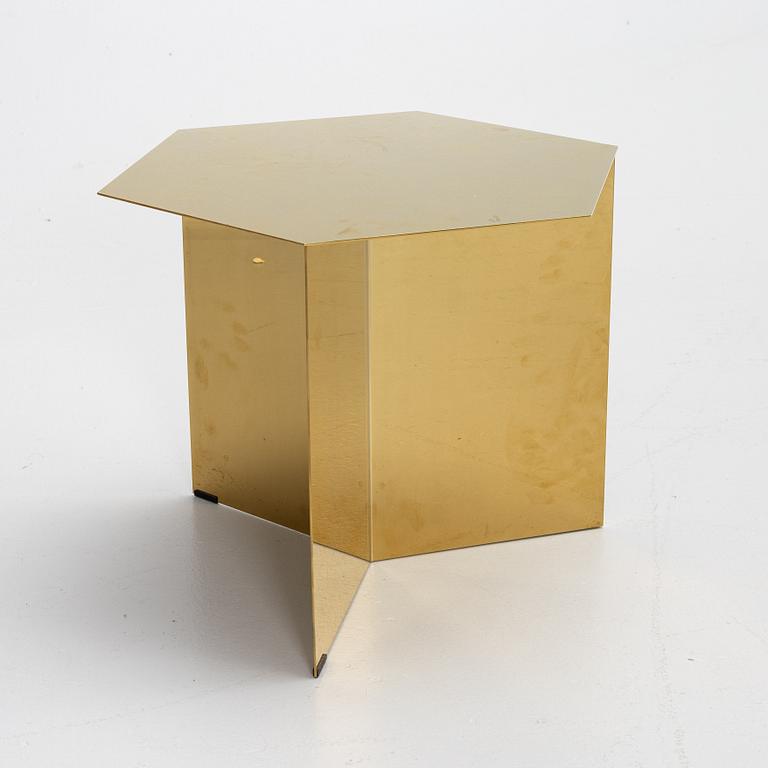 A 'Slit Table Round' side table, Hay, Denmark.