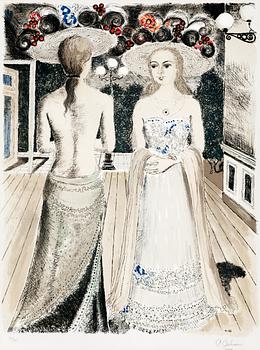 277. Paul Delvaux, "LES RIVALES".