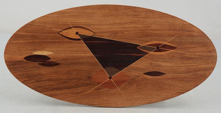 SOFFBORD, etikettmärkt Möbelbolaget Tranås, 1950-tal.