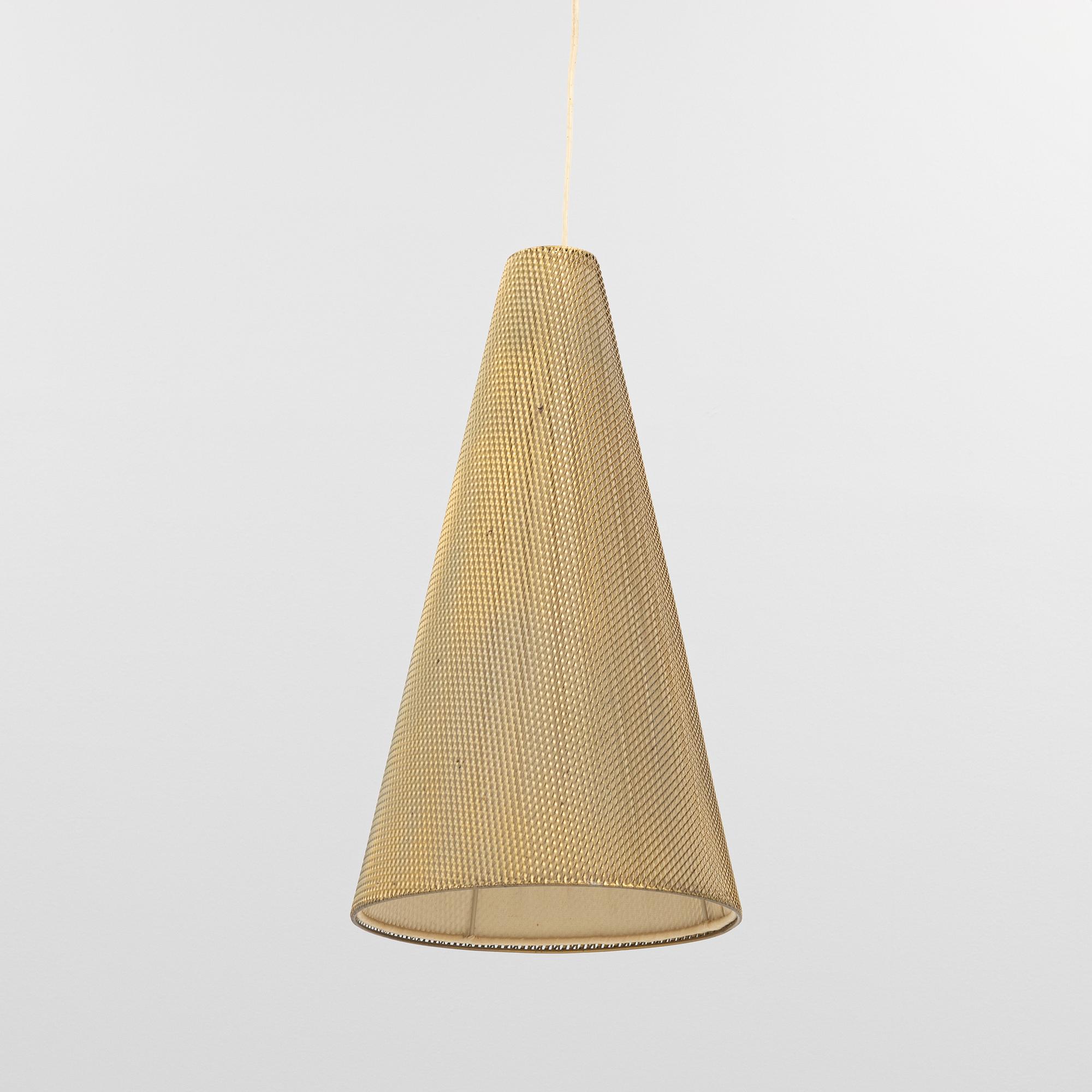 A model "5624" ceiling lamp, Einar Bäckströms Metallvarufabrik, 1950's.
