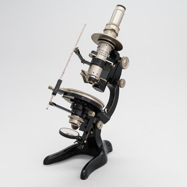 Ernst Leitz Wetzlar, Polarizing microscope, 2nd quarter of the 20th century.