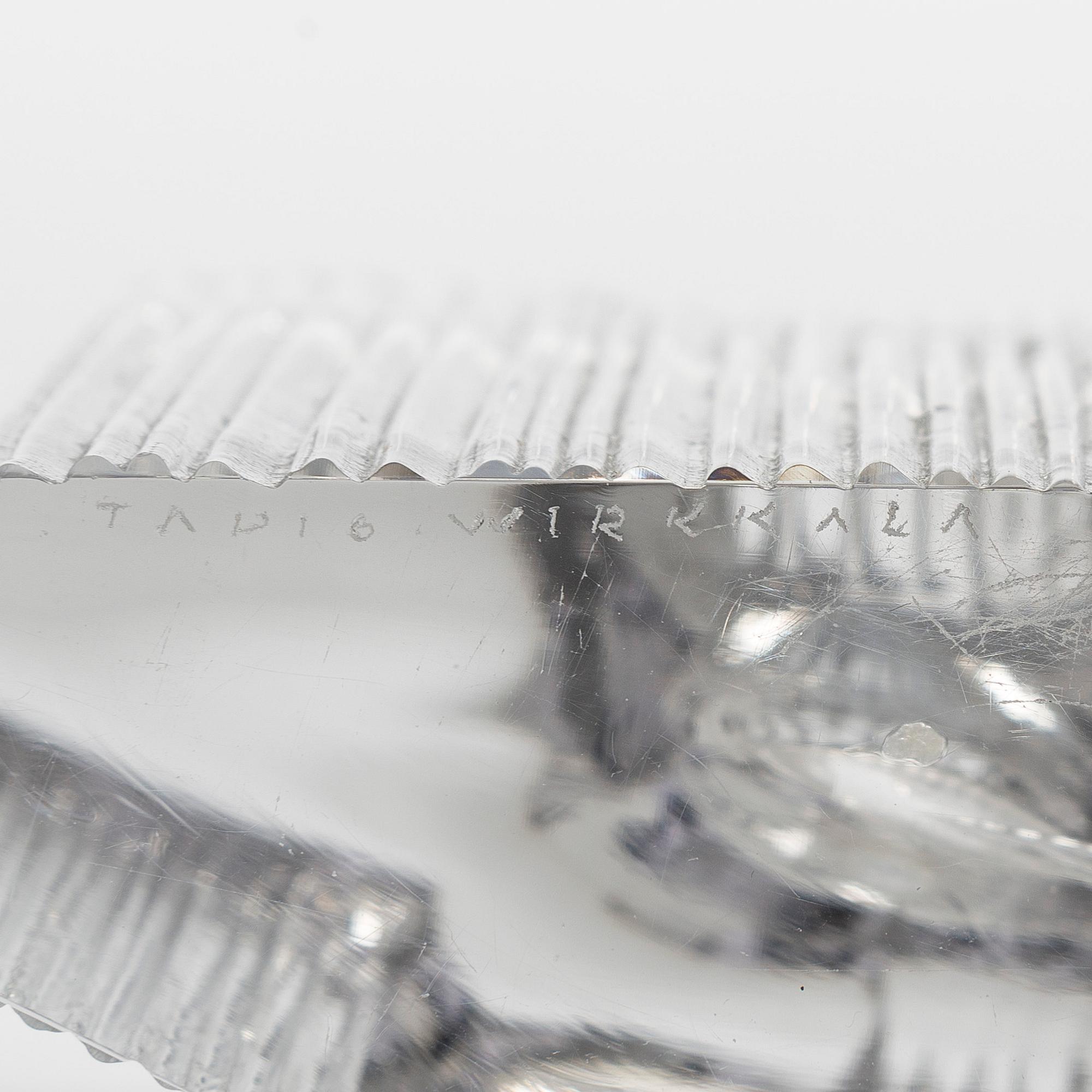 Tapio Wirkkala, konstföremål, 2 st, "Paadar's ice" signerade Tapio Wirkkala /Tapio Wirkala Iittala (felaktig signering).