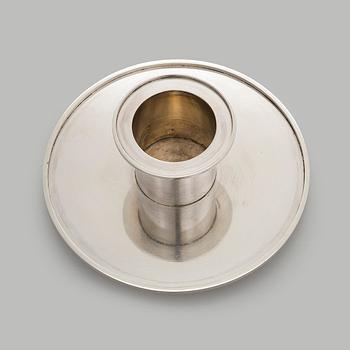 Wiwen Nilsson, ljusstake, sterling silver, Lund 1964.